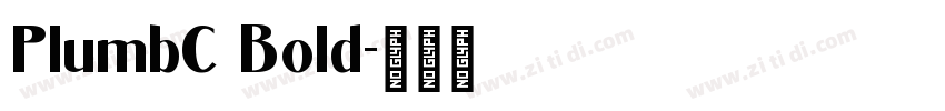PlumbC Bold字体转换
